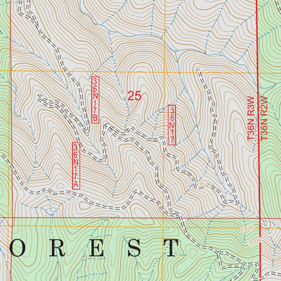 Bollibokka Mountain, CA FSTopo Preview 3