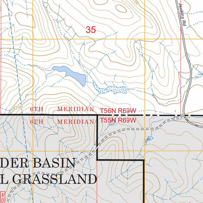 Bonnie Reservoir, WY FSTopo Preview 3