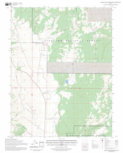 Boobe Hole Reservoir, UT FSTopo Preview 1