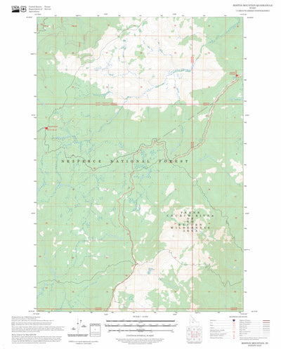 Boston Mountain, ID FSTopo Preview 1