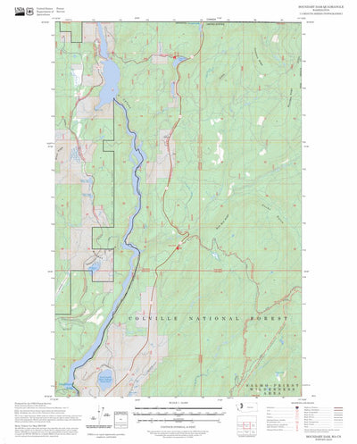Boundary Dam, WA-BC FSTopo Preview 1