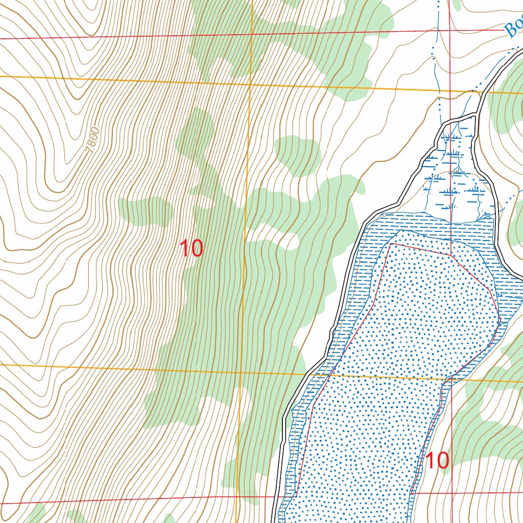Boot Area Map Boot Lake, CA FSTopo Map by US Forest Service - Topo | Avenza Maps