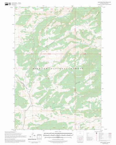 Boyd Ridge, WY FSTopo Preview 1
