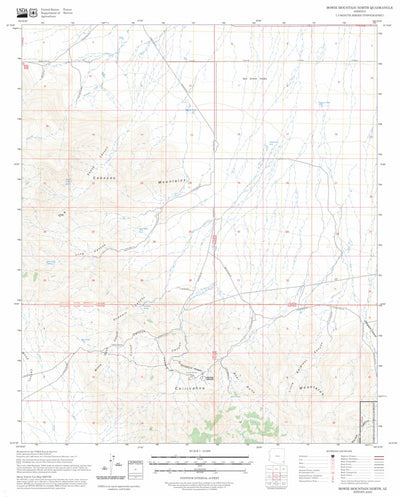 Bowie Mountain North, AZ FSTopo Preview 1