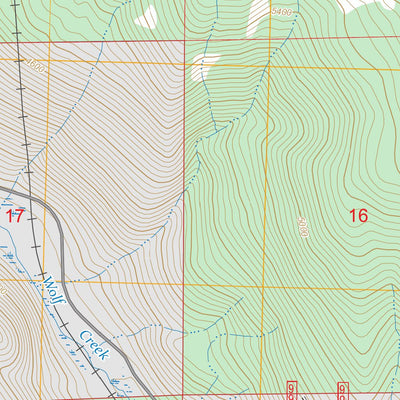 Bowen Lake, MT FSTopo Preview 3