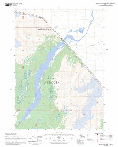 Bradfield Canal B-3 SE, AK-BC FSTopo Preview 1