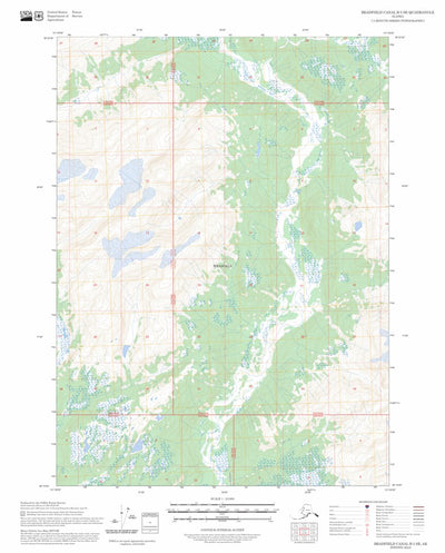 Bradfield Canal B-5 SE, AK FSTopo Preview 1
