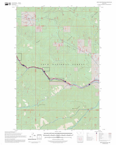 Boyd Mountain, MT FSTopo Preview 1