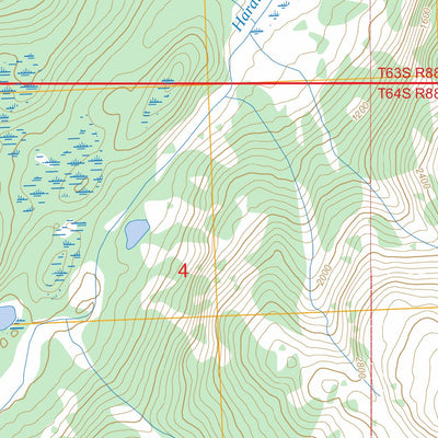 Bradfield Canal B-6 SE, AK FSTopo Preview 3