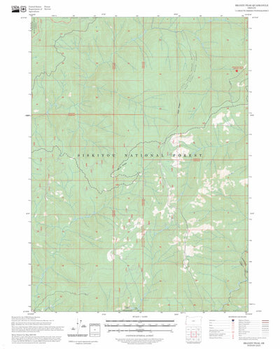 Brandy Peak, OR FSTopo Preview 1