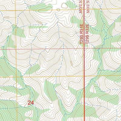 Breckenridge Mountain, CA FSTopo Preview 3