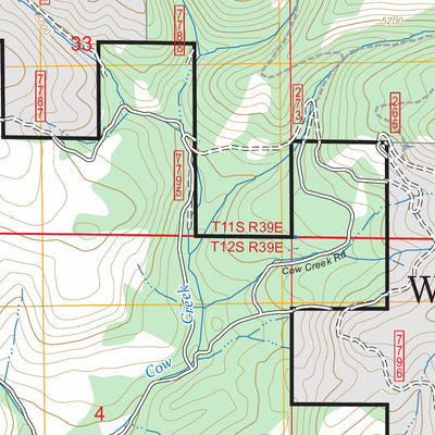 Brannan Gulch, OR FSTopo Preview 2
