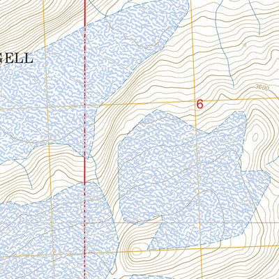 Bradfield Canal B-6 NE, AK FSTopo Preview 2