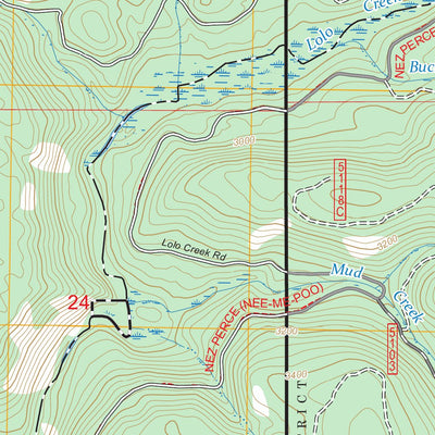 Brown Creek Ridge, ID FSTopo Preview 3