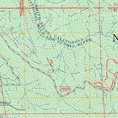 Broken Rib Mountain, CA-OR FSTopo Preview 3