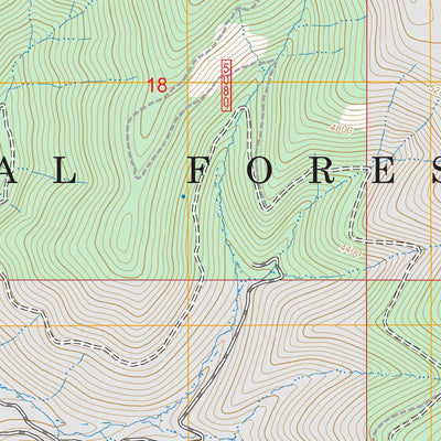Browns Lake, WA FSTopo Preview 3