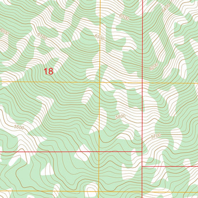 Brown Mountain, OR FSTopo Preview 3