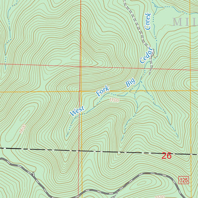 Brushy Creek Mountain, AR FSTopo Preview 3