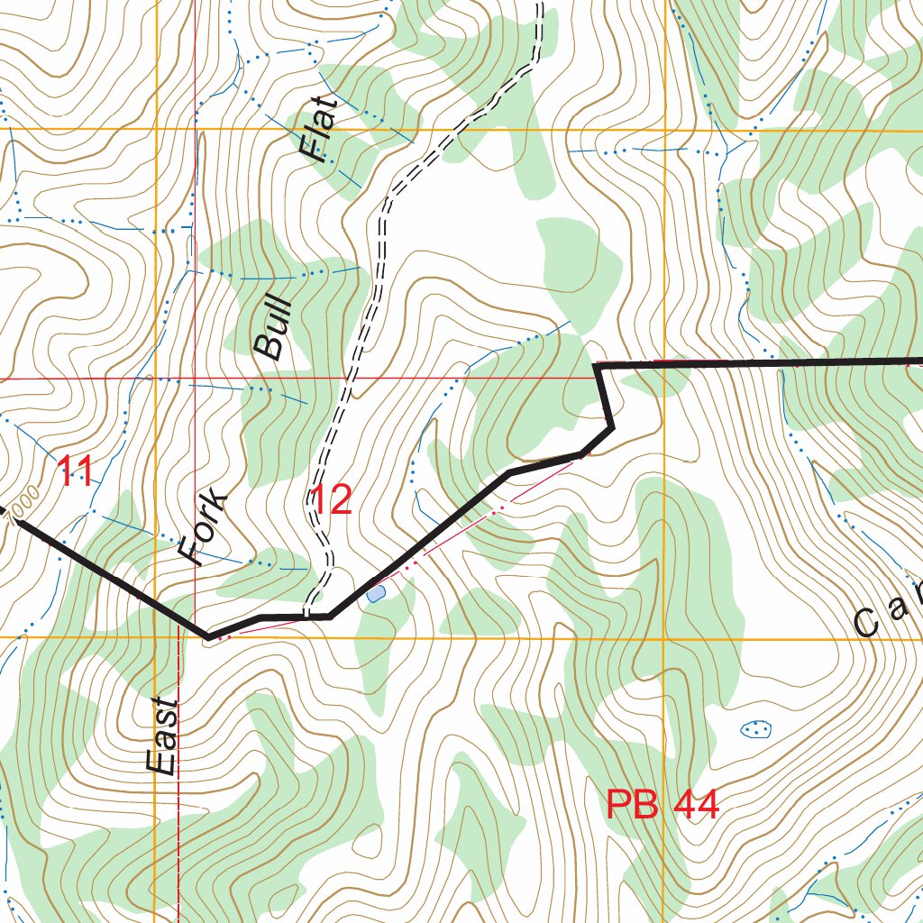 Brookbank Point, AZ FSTopo Map by US Forest Service - Topo | Avenza Maps