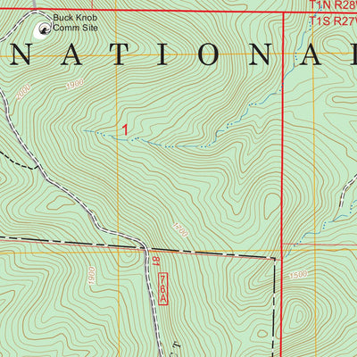 Buck Knob, AR FSTopo Preview 2