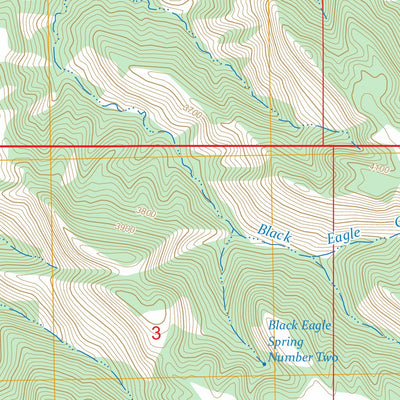 Browns Mountain, MT FSTopo Preview 3