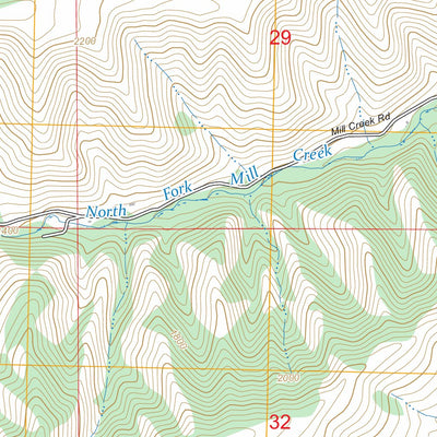 Brown Creek, OR FSTopo Preview 3