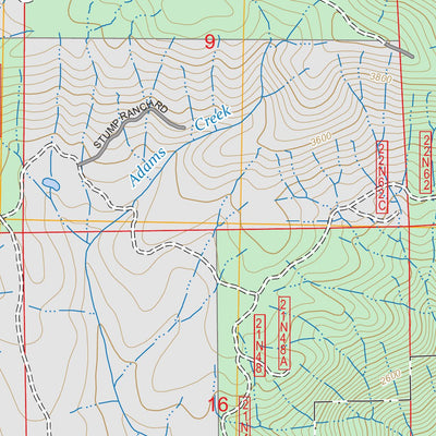 Brush Creek, CA FSTopo Preview 2