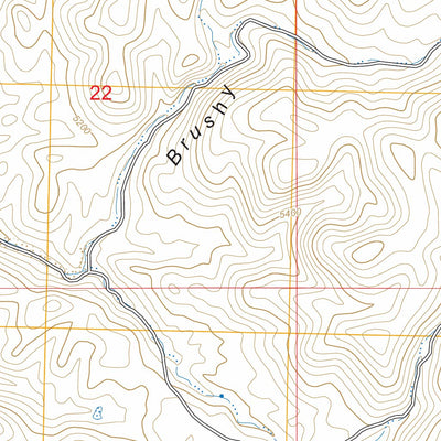 Brushy Mountain, NM FSTopo Preview 2