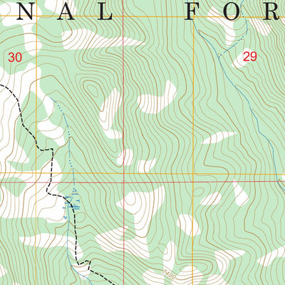 Bull Creek, WY FSTopo Preview 2