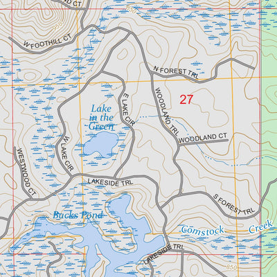 Bucks Pond, MI FSTopo Preview 3