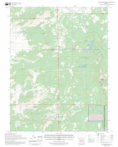 Buckhorn Lakes, CO FSTopo Preview 1
