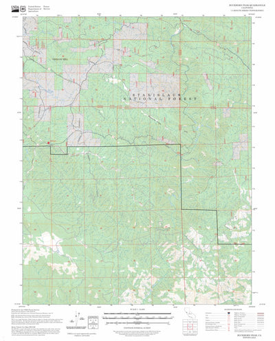 Buckhorn Peak, CA FSTopo Preview 1