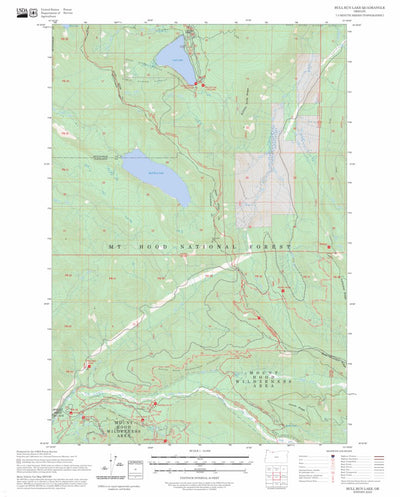 Bull Run Lake, OR FSTopo Preview 1