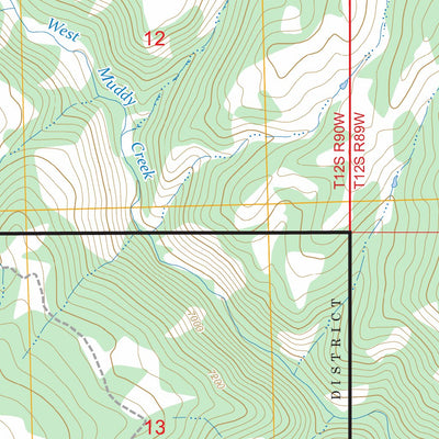 Bull Mountain, CO FSTopo Preview 3