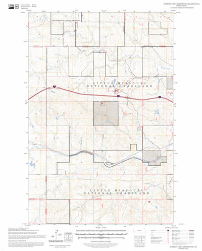 Buffalo Gap Campground, ND FSTopo Preview 1