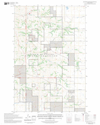 Buckskin Butte, ND FSTopo Preview 1