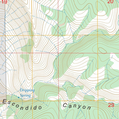 Bug Scuffle Canyon, NM FSTopo Preview 3