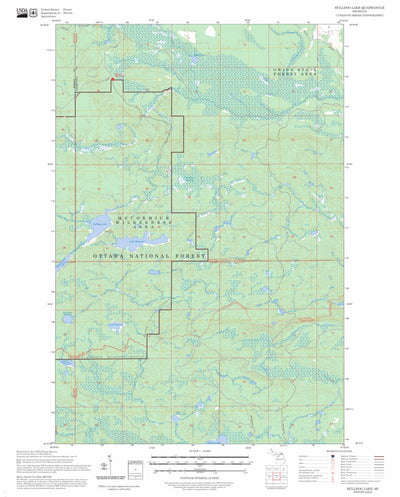 Bulldog Lake, MI FSTopo Preview 1