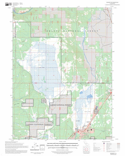 Burney, CA FSTopo Preview 1