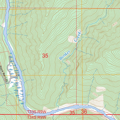 Bunker Creek, OR FSTopo Preview 3