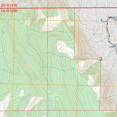 Burned Timber Canyon, NM FSTopo Preview 3