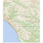 Burro Mountain, CA FSTopo Preview 1