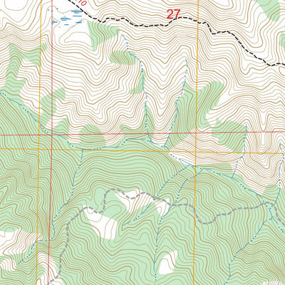 Burro Mountain, CA FSTopo Preview 2
