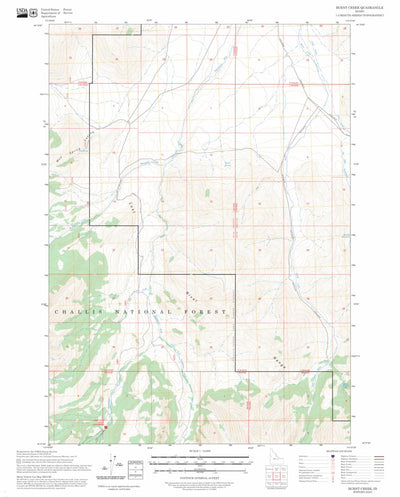 Burnt Creek, ID FSTopo Preview 1