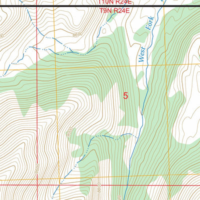 Burnt Creek, ID FSTopo Preview 3
