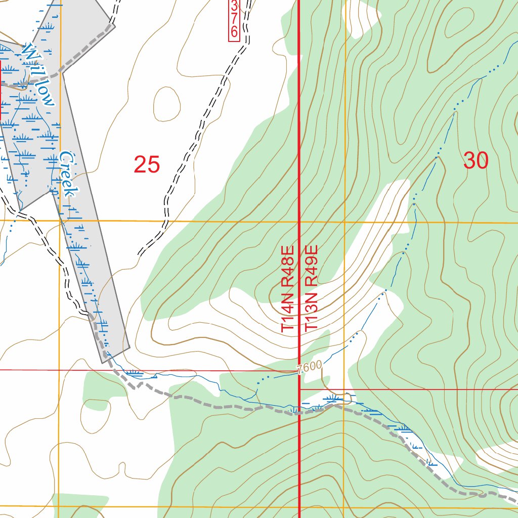 Butler Ranch, NV FSTopo Map by US Forest Service - Topo | Avenza Maps