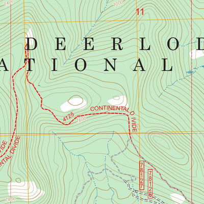 Burnt Mountain, MT FSTopo Preview 2