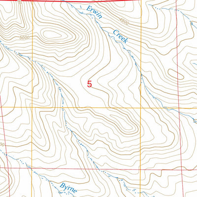 Byrne Creek, MT FSTopo Preview 3