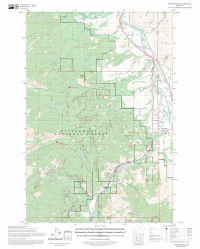 Burnt Ridge, MT FSTopo Preview 1