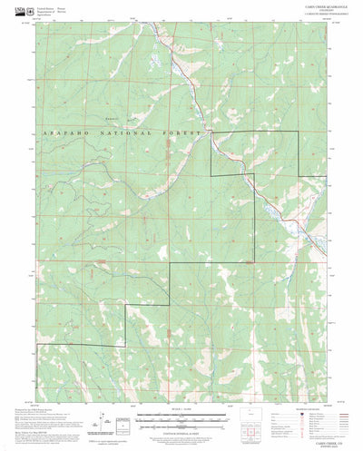 Cabin Creek, CO FSTopo Preview 1